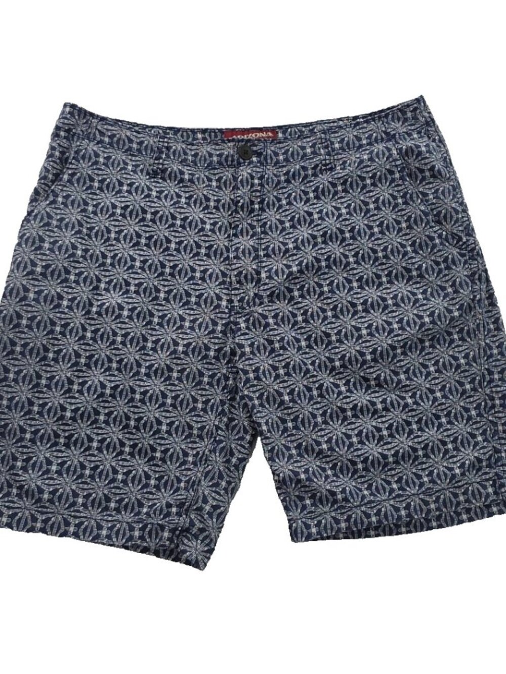 Arizona‎ Jean Co. Shorts Mens 38 Flex Classic Fit  Blue And White 9" Inseam